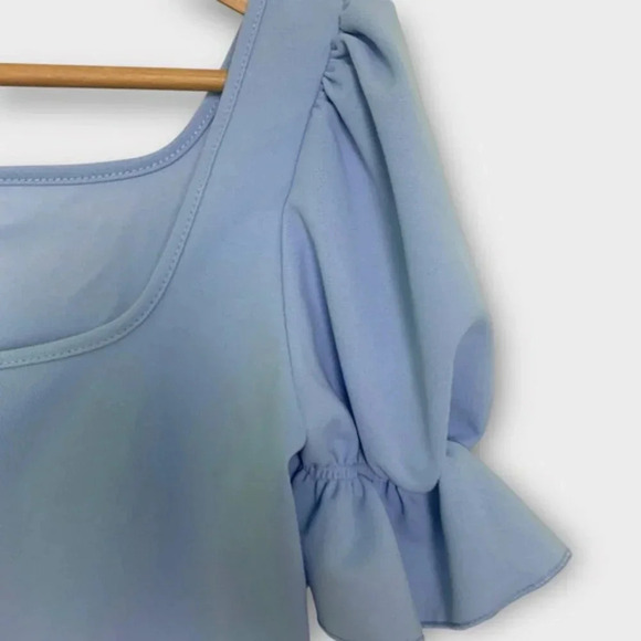 Shein Puff Sleeve Bodysuit - Picture 3 of 6